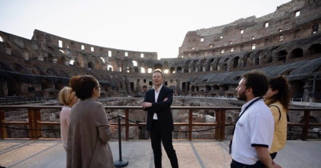 Elon Musk a Roma