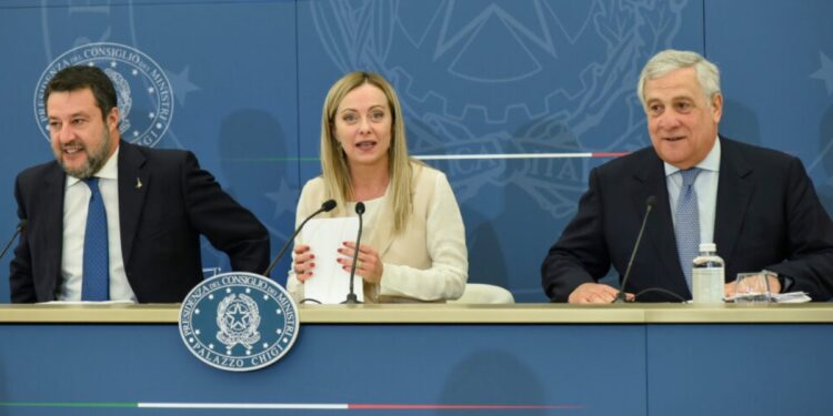 Salvini Tajani Meloni