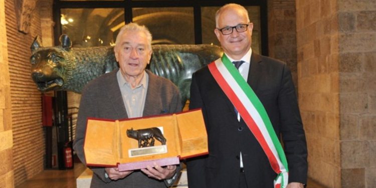 Robert De Niro premiato a Roma